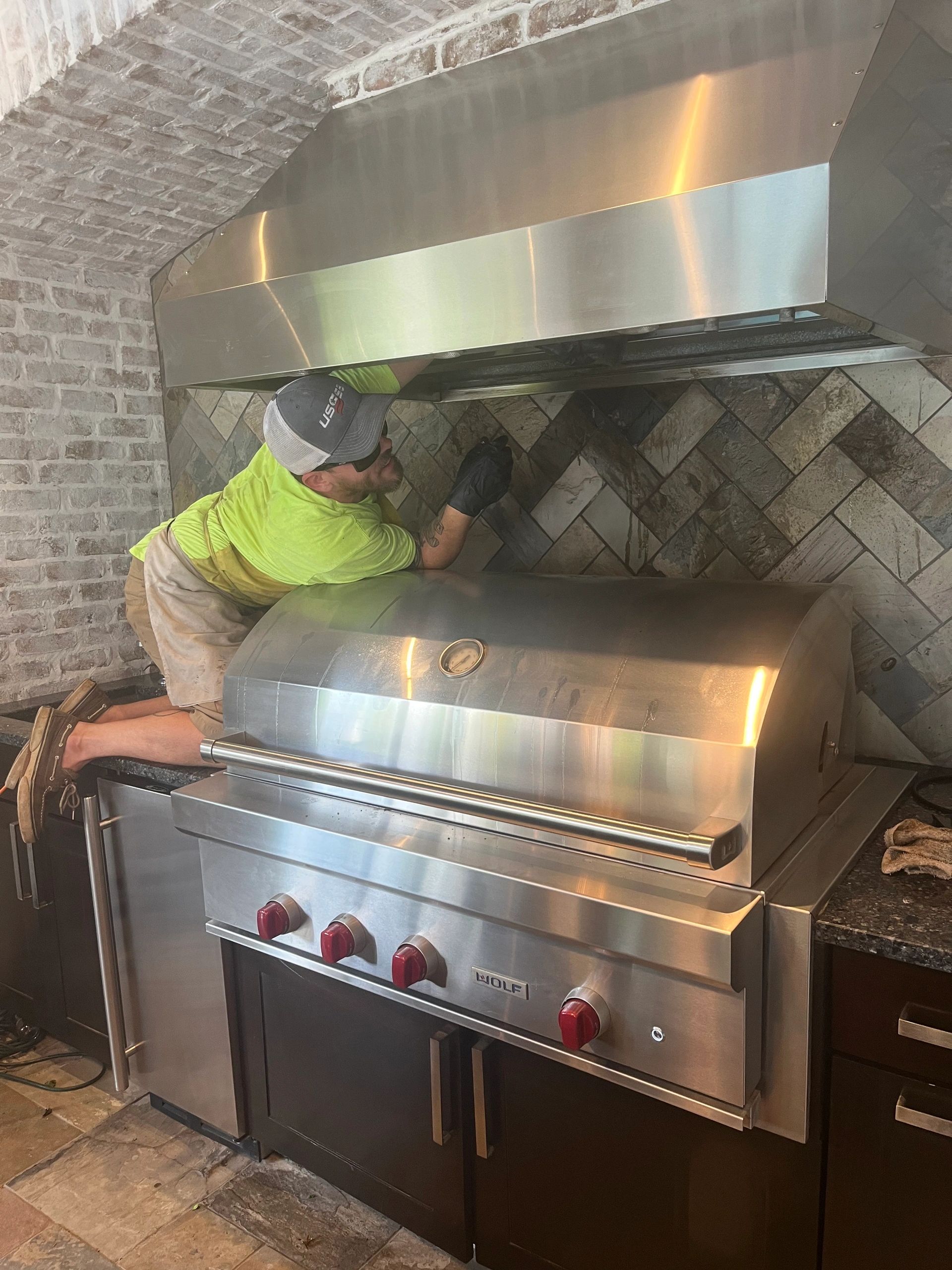 Outdoor grill cleaning service near me online